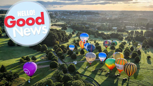Bristol's hot air balloon flypast is so beautiful you have to see it - watch