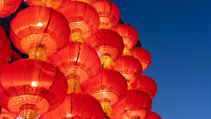 Chinese lanterns take to the sky