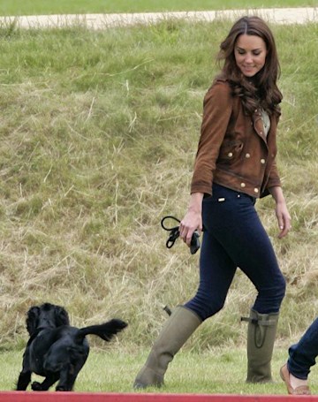 Prince William and Kate middleton and their dog Lupo at the polo | HELLO!