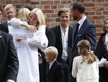 Mette-Marit's son Marius has his confirmation | HELLO!