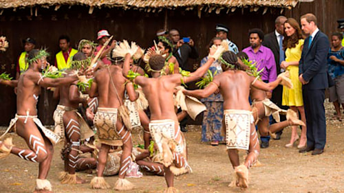Solomon Islanders roll out rich cultural tapestry for their royal visitors