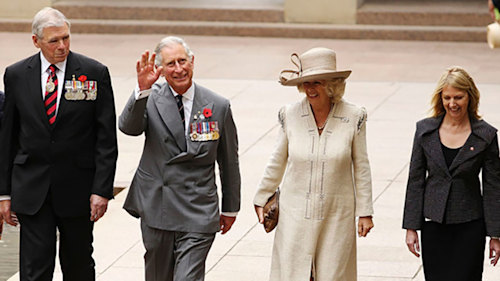Prince Charles and Camilla wave goodbye to their 'wonderfully kind' Australian hosts