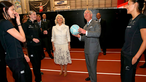 Prince Charles and Camilla hold court in New Zealand