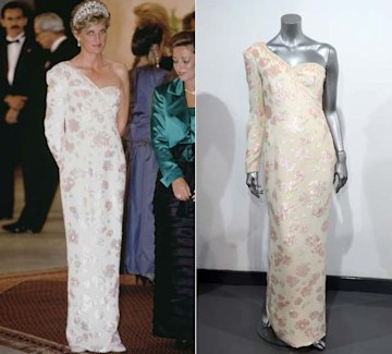 Two of Princess Diana's dresses to be displayed at Kensington Palace ...