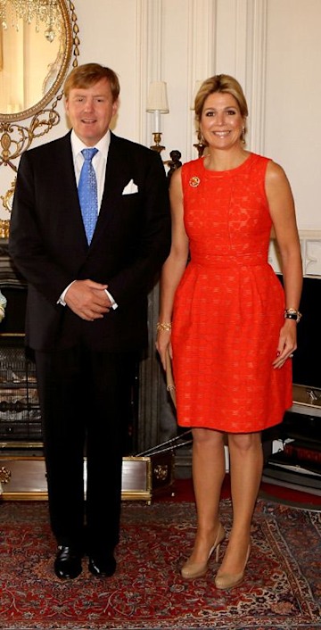 The Queen welcomed King Willem-Alexander and his wife Queen Maxima at ...