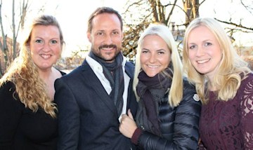 Prince Haakon and Princess Mette-Marit of Norway pictured together for