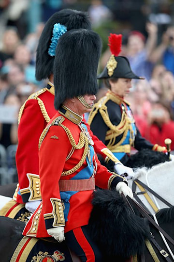 Kate Middleton, Prince William and Prince Charles attend Trooping the ...