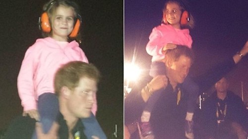 Prince Harry cheers up young girl with a dance at Invictus Games