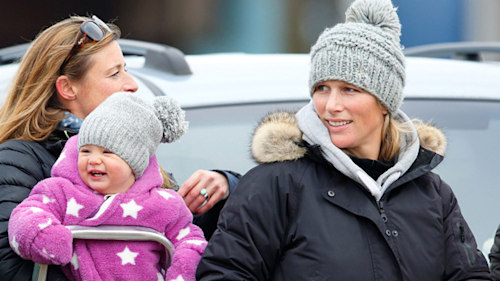 Cute alert! The Queen's great granddaughter Mia steals the show