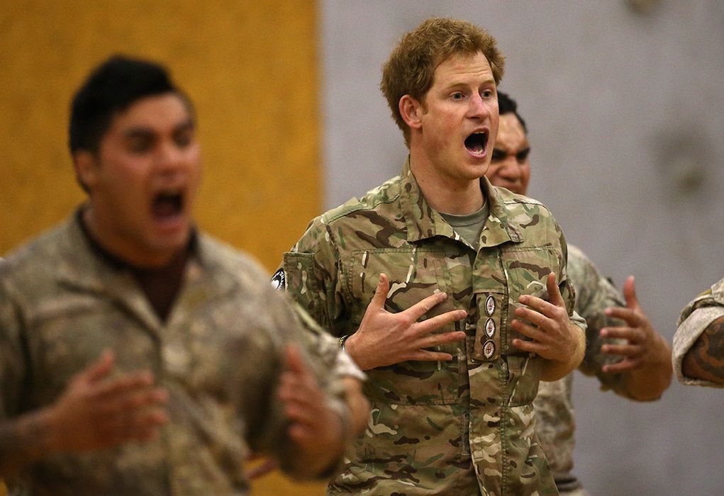 Prince Harry Performs Maori Haka Hello 7837