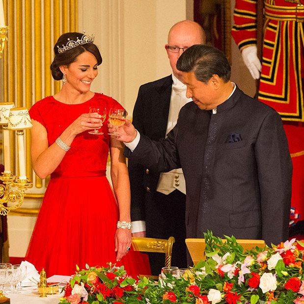 kate middleton red dress jenny packham