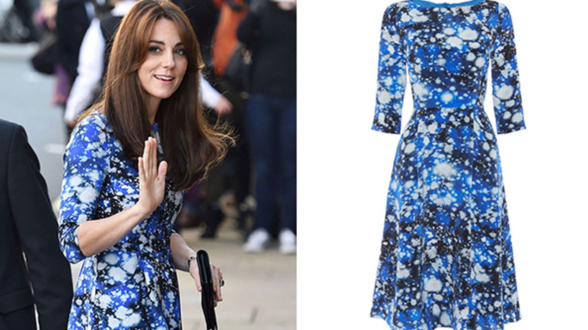 Kate Middleton wears a space-themed dress for 'Shaun the Sheep ...