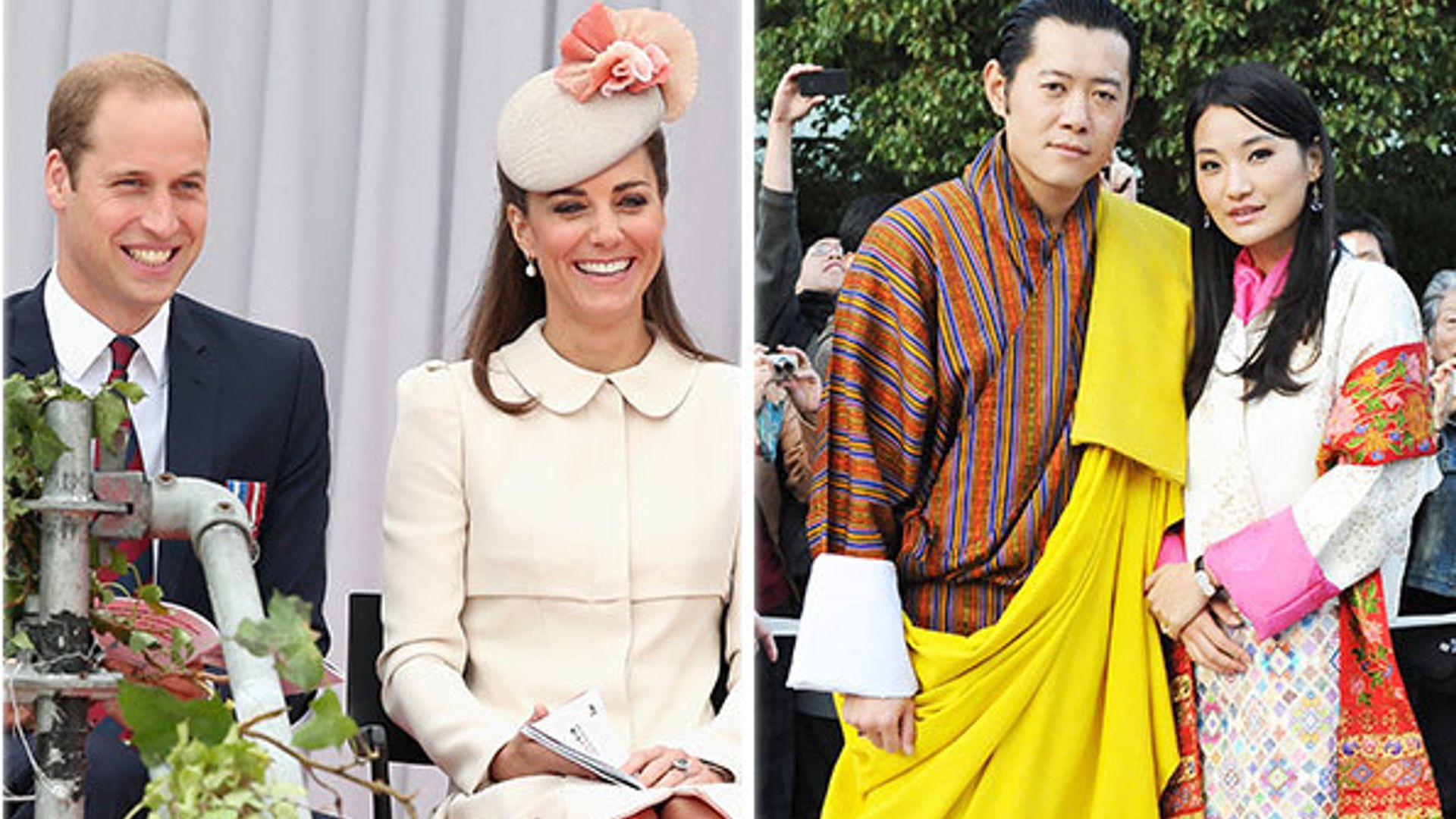 The Duke and Duchess of Cambridge to meet the King and Queen of Bhutan