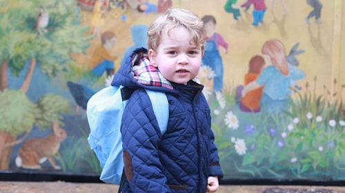 Prince George's first day of preschool – and what's inside his backpack!