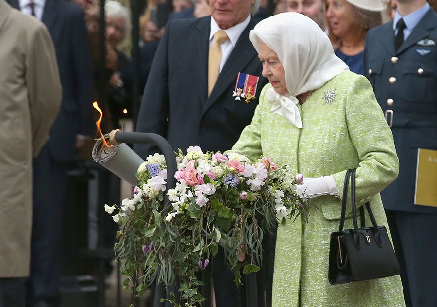 The Queen attends a beacon lighting ceremony HELLO!