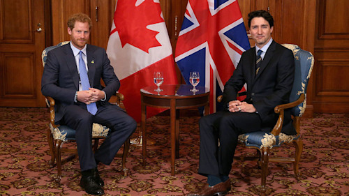 Prince Harry meets Justin Trudeau in Toronto to launch countdown to 2017 Invictus Games