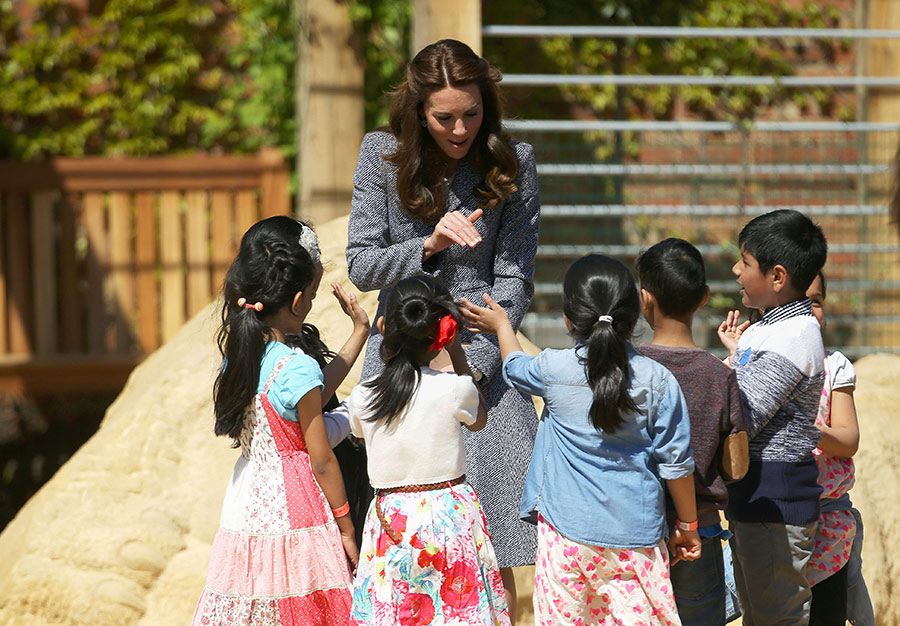Kate Middleton opens Hampton Court's Magic Garden | HELLO!
