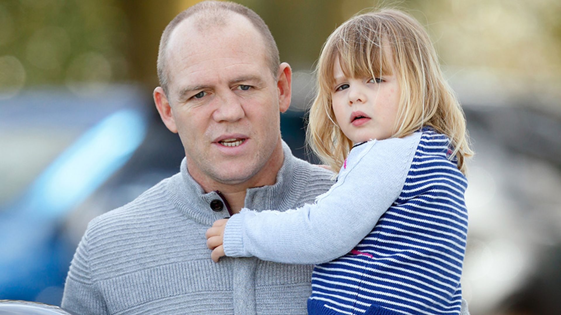 Mike Tindall opens up about daughter Mia holding the Queen's handbag in