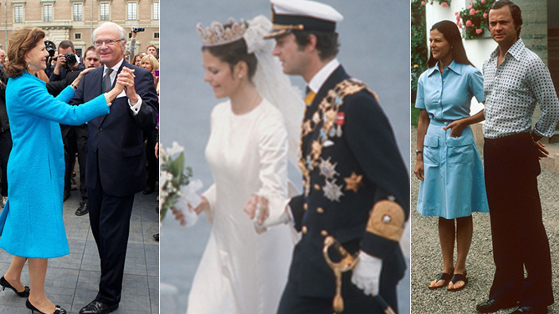 King Carl XVI Gustaf and Queen Silvia of Sweden