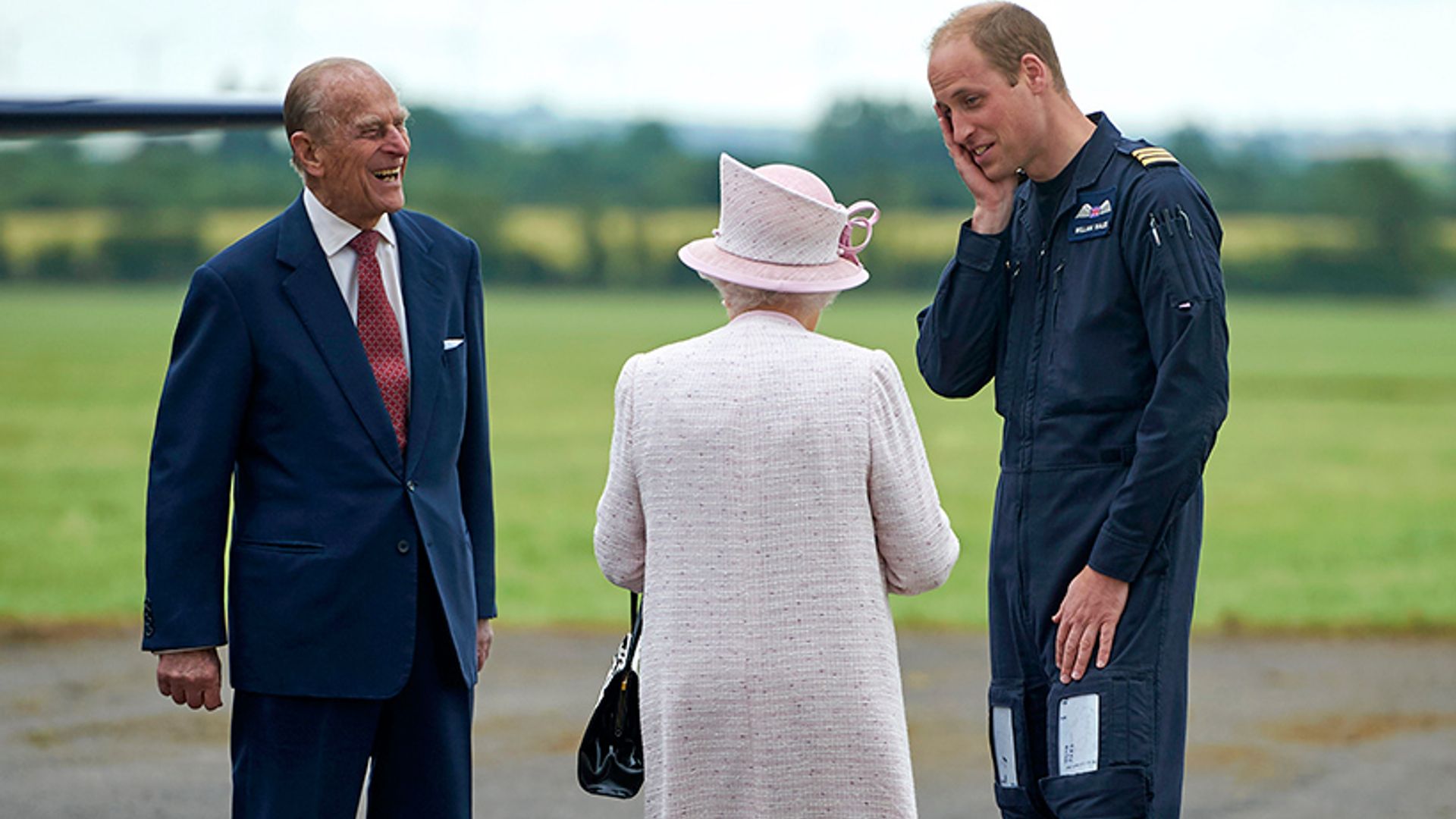 The Queen Pays A Visit To Prince William At Work Hello