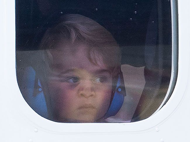 Prince George Reveals His Love For Flying As He Bids Farewell To Canada ...