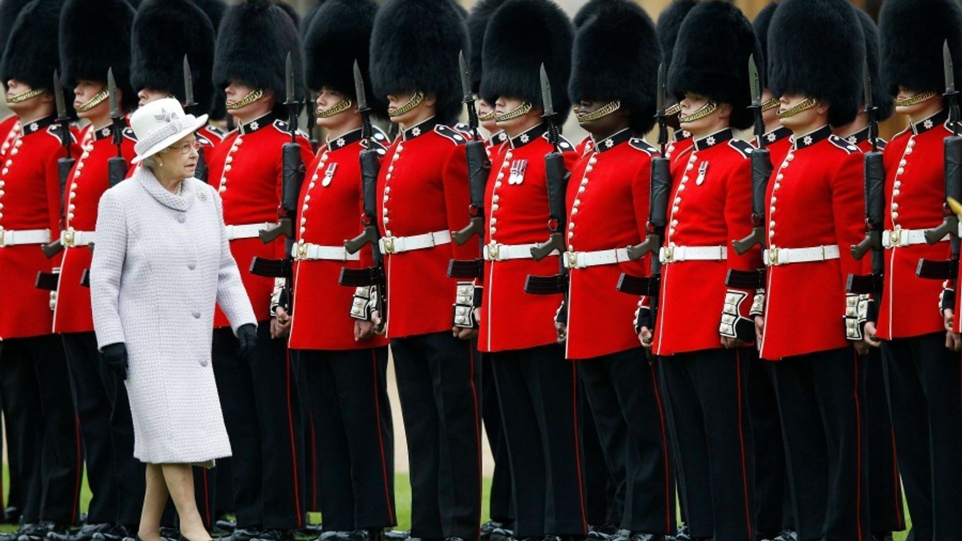 Queen Elizabeth was almost shot by a palace guard during late night