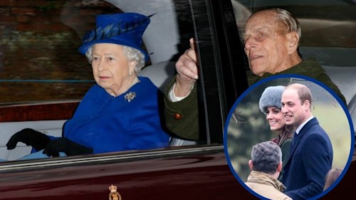 Kate Middleton looks elegant as she attends church with Queen Elizabeth and family
