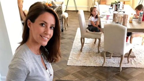Off-duty Princess Marie shows off her maternal side whilst preparing school food for her kids