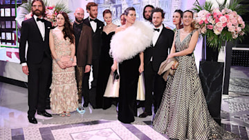The Monaco royal family attending the rose ball 2018
