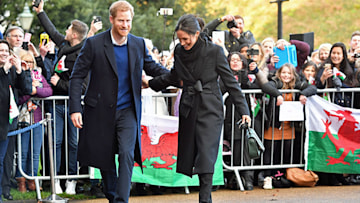 Prince Harry and Meghan in Cardiff