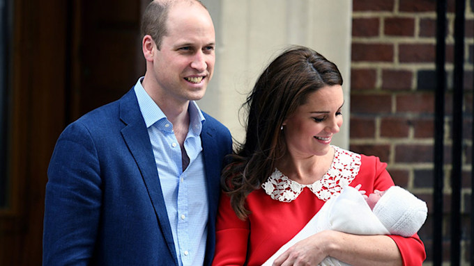 Kate Middleton pronounces baby name Louis