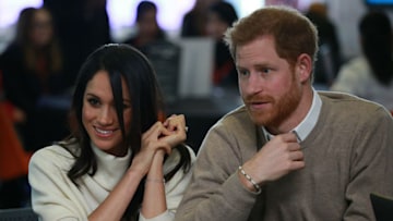 Prince Harry and Meghan Markle in conversation