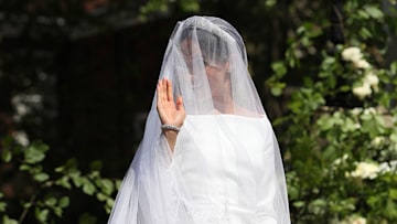 Meghan Markle in wedding gown