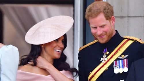 Trooping the Colour: Prince Harry's calming words to 'nervous' Meghan Markle revealed by lipreader