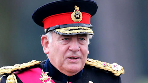 Lord Guthrie, 79, in hospital after falling from horse at Trooping the Colour