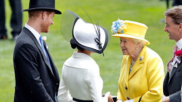 The Queen and Meghan Markle at royal ascot