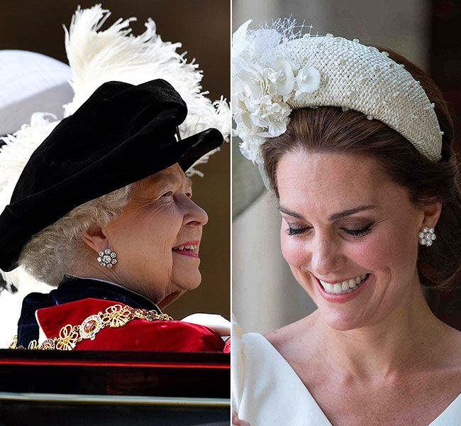 pearl flower earrings kate middleton