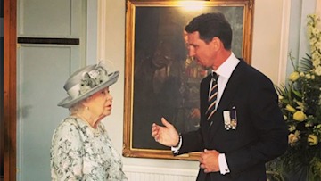 The Queen with Prince Pavlos