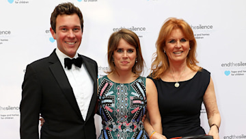 Princess Eugenie and Jack Brooksbank with her mum