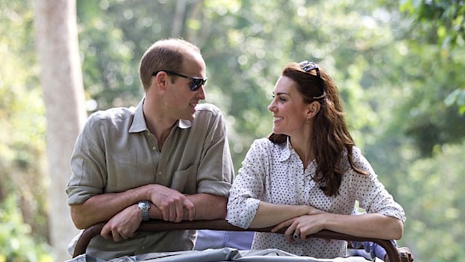 Prince William and Kate on holiday