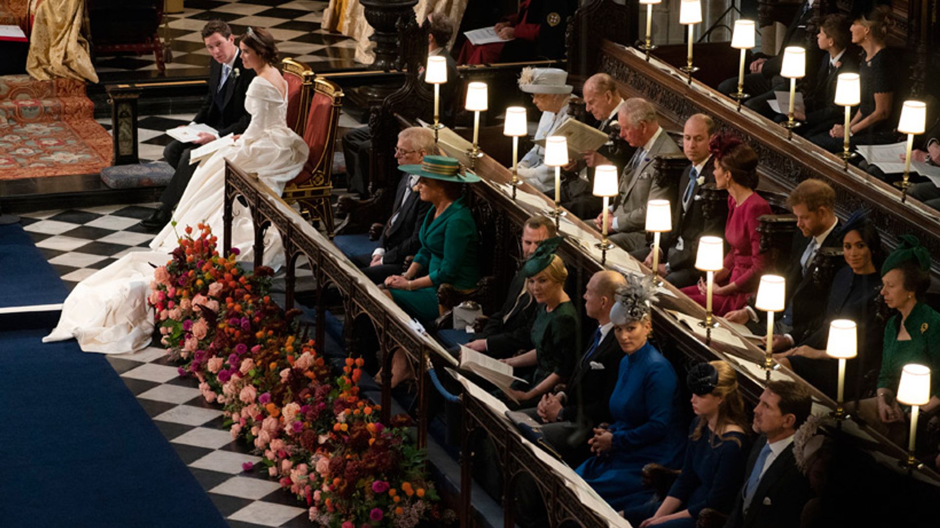 There was an empty seat at Princess Eugenie's royal wedding find out