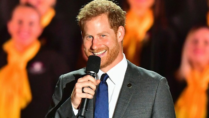 prince harry at invictus games opening ceremony