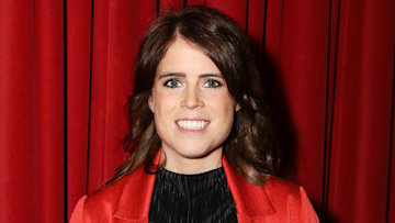 princess eugenie in red coat