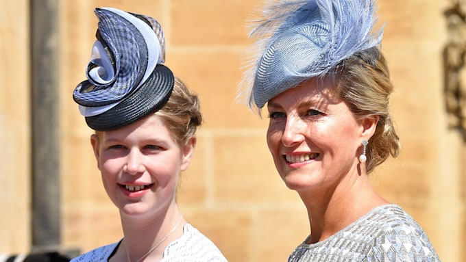 sophie wessex with lady louise windsor