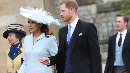 Prince Harry is a surprise guest at Lady Gabriella Windsor's wedding