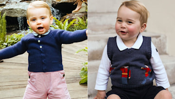 prince george and prince louis compared