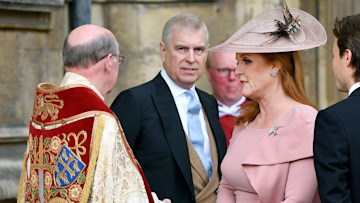 sarah ferguson with prince andrew at royal wedding