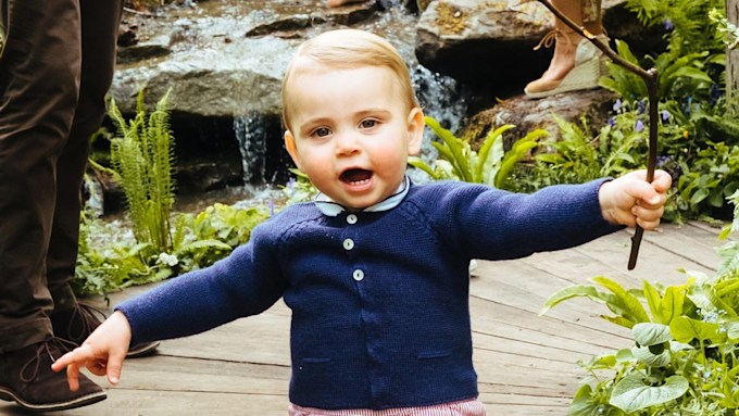 prince louis at chelsea flower show