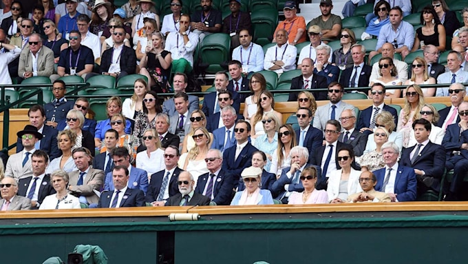 Who's in the Royal Box at Wimbledon today? Hugh Grant, Leona Lewis and ...