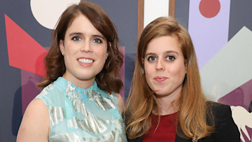 princess eugenie and princess beatrice at exhibition